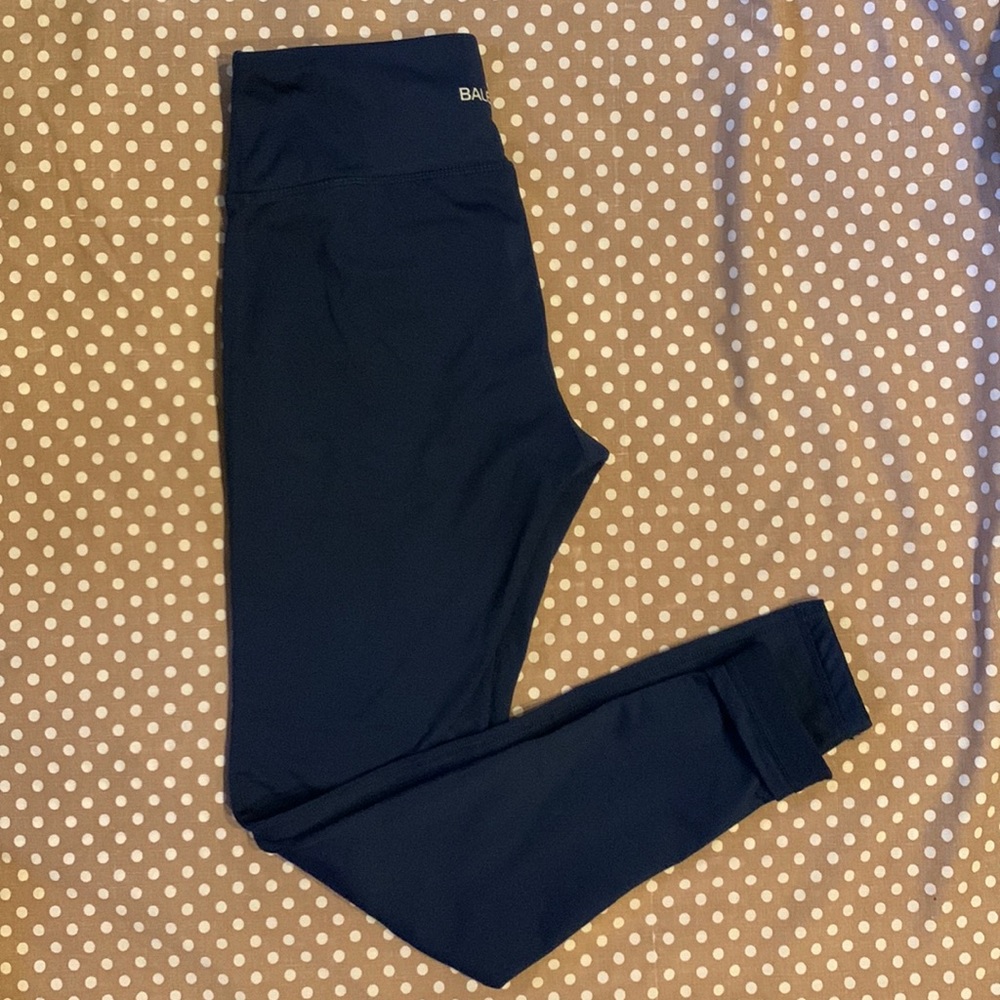 Baleaf navy fleece lined leggings size S